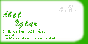 abel uglar business card